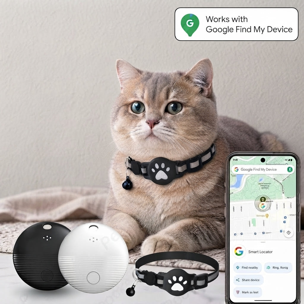Pet GPS Tracker with Google Find Hub