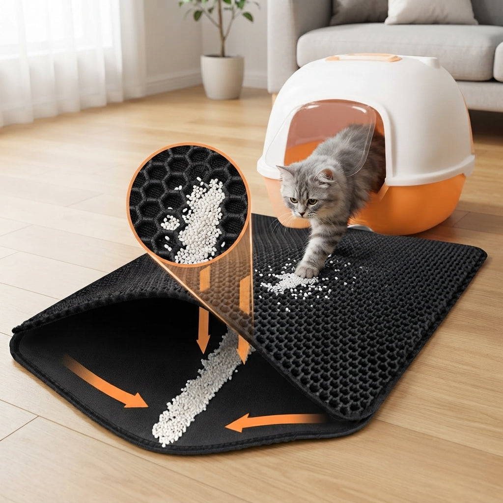 Cat Litter Mat Non Slip Big Pet