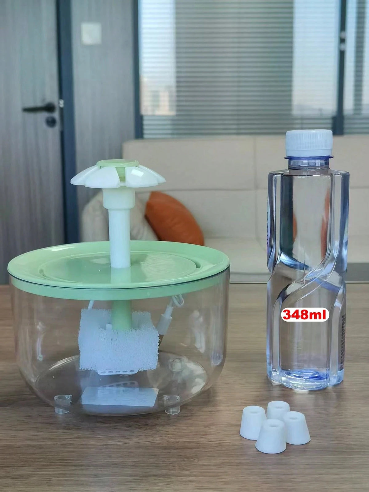Floral Design Automatic Cat Water Fountain