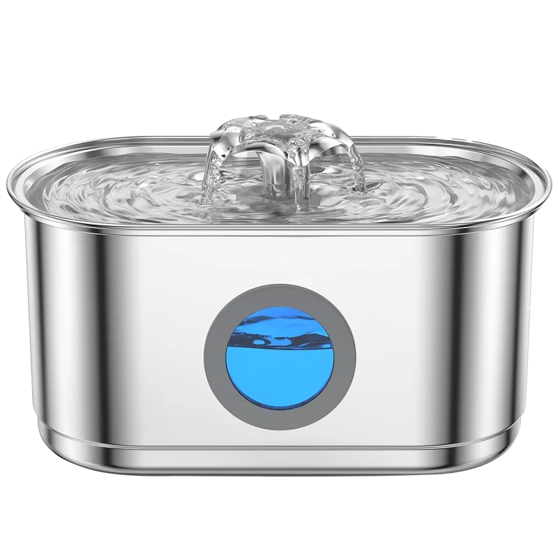 Automatic Cat Water Fountain Stainless Steel Dog