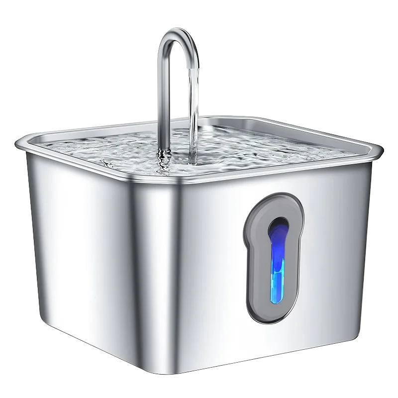 Automatic Cat Water Fountain Stainless Steel Dog