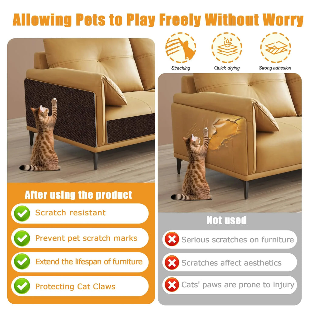 Self-Adhesive Cat Scratcher