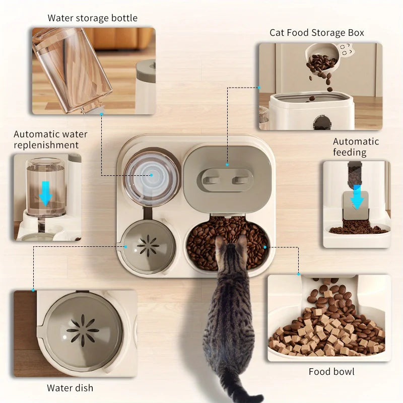 Dual Cat Bowl Feeder