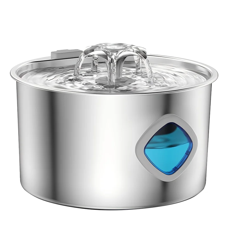 Automatic Cat Water Fountain Stainless Steel Dog