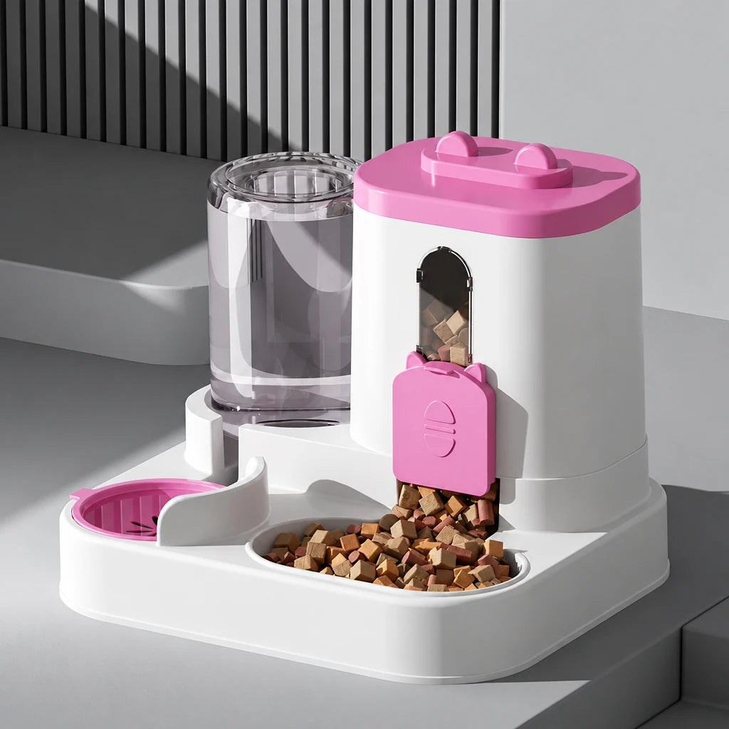 Dual Cat Bowl Feeder