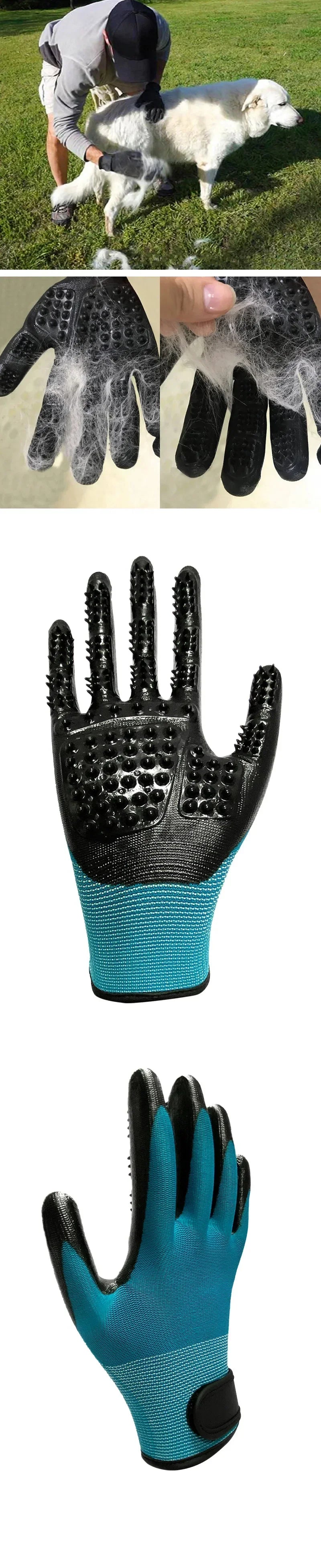 A Pair of Pet Bath Gloves