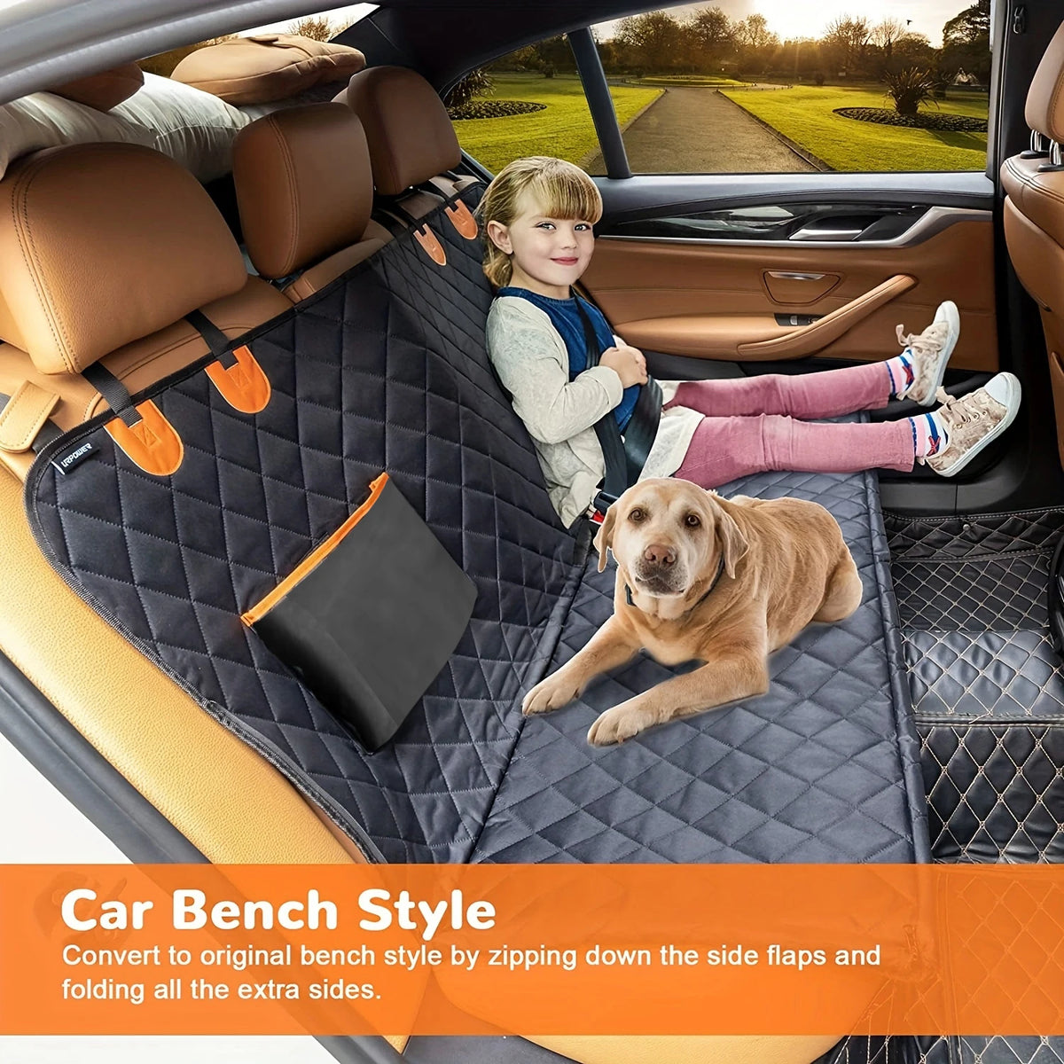 Durable Pet Back Seat Cover